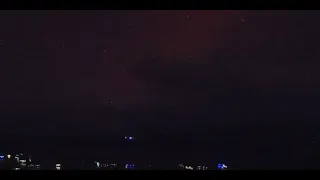 Northern Lights seen from weather cam in Farmington, NM