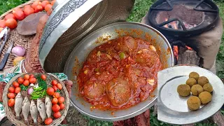 Gade🐠 Riste (Fish Meat Balls) In Kashmiri Wazwan Style | Cooking Fish On Mud Stove | Mitti k Bartan