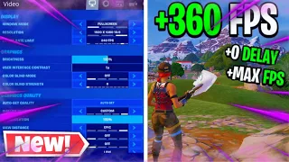 HAVE 0 DELAY and OPTIMIZE your FPS on FORTNITE in 2024