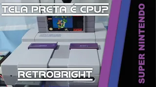 Snes Tela Preta? Nem sempre é CPU! (Nova técnica de retrobright)