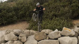 Bike Trials - Rich riding the rocks on his Echo mod bike