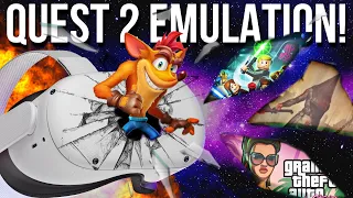 Quest 2 emulation is getting CRAZY // Play classic games in VR on QUEST 2!