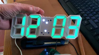 Reducing the brightness Satzuma LED borderless clock
