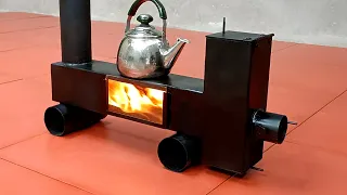 How to make a wood stove - The fireplace is so simple