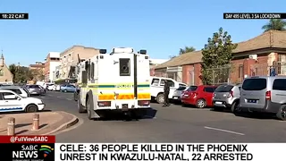 36 people killed in the Phoenix unrest: Cele