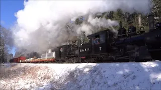 Wiscassett. Waterville & Farmington Ry,  Two-foot Gauge Grand Reunion, Feb. 9, 2020, video #2