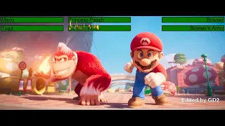 The Super Mario Bros. Movie Final Trailer with healthbars