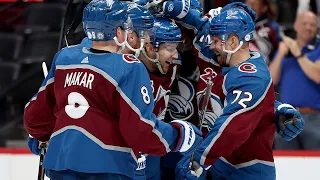 MacKinnon dazzles with hat trick, 4 points, in monster Game 2 performance