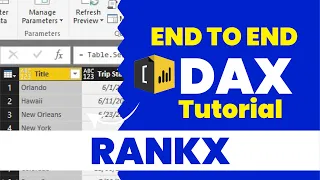 End-to-End DAX Tutorial | Power Bi | RANKX FUNCTION | KSR Datavizon | DAX Studio
