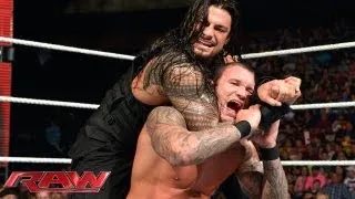 Raw - Randy Orton vs. Roman Reigns - WWE App Vote Match: Raw, June 10, 2013