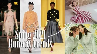 Spring 2021 Runway Trends For your Vintage Wardrobe! | Carolina Pinglo