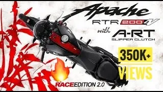 TVS Apache RTR 200 4V - Race Edition 2.0 - Detailed Review | Mileage | Rev Explorers