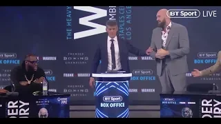 BEEF! - DEONTAY WILDER v TYSON FURY - *FULL & UNCUT* LONDON PRESS CONFERENCE (VERY STRONG LANGUAGE)