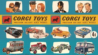 Corgi presentation of all models from 1966. Diecast car