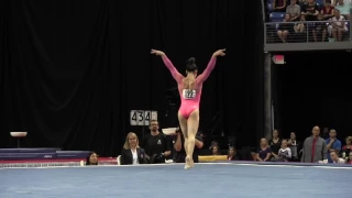 Aly Raisman (2016) and Angelina Melnikova (2016) Floor Music Swap