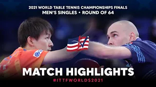 Koki Niwa vs Daniel Habesohn | 2021 World Table Tennis Championships Finals | MS | R64