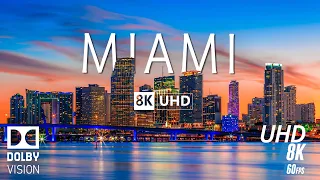 MIAMI 8K Video Ultra HD With Soft Piano Music - 60 FPS - 8K Nature Film