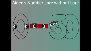 Aiden's Number Lore without lore 0-50