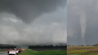 CLOSE RANGE Intercept with Tornado in Iowa || May 21st, 2024