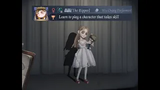 Identity V Ripper got toxic cause of a little girl || little girl gameplay + a DC person
