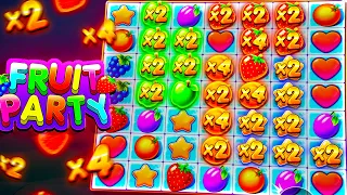 SENSATIONAL WINS ON FRUIT PARTY BONUS BUYS!! (INSANE)