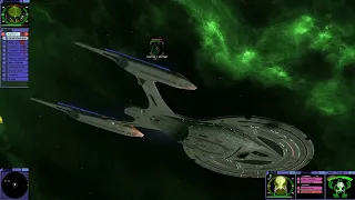 Star Trek: Bridge Commander | Century Class USS Enterprise 1701-F vs Aftermath Pack Klingon Negh'var