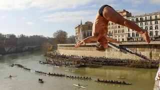 Thrill seekers across Europe take the plunge on New Year's Day