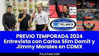 Entrevista con Carlos Slim Domit y Jimmy Morales - PREVIO TEMPORADA 2024 - Escudería Telmex
