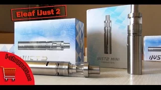 Обзор Eleaf iJust 2 и iJust 2 Mini - отличная электронная сигарета, отзыв