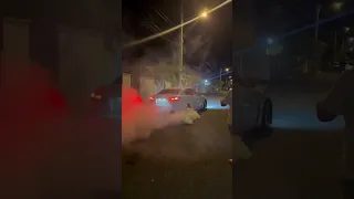 Lexus ISF Burnout