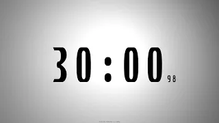 30 minutes COUNTDOWN TIMER with voice announcement every minute