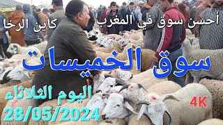 أثمنة الغنم والبقر والدجاج والخضر سوق الخميسات اليوم الثلاثاء 28/05/2024