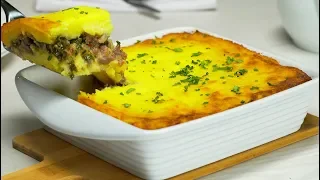 Potato Casserole with Minced Meat. Recipe from Always Tasty!