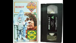 Original VHS Opening and Closing to Doctor Who Robot UK VHS Tape