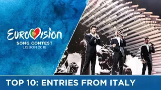 TOP 10: Entries from Italy