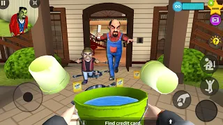 Scary Stranger 3D - New Update New Special Levels Control Mr Grumpy Secret Room part 825