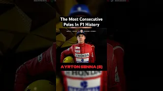 Most Consecutive F1 Pole Positions In History | Shorts Edition #shorts #f1 #f1shorts