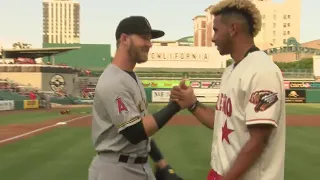 #OTD Marcus McMaryion throws first pitch for the Grizzlies