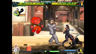 Kiryu Kazuma and Pico vs KOF2002UM Nameless and KOF2002 K9999 MUGEN BATTLE