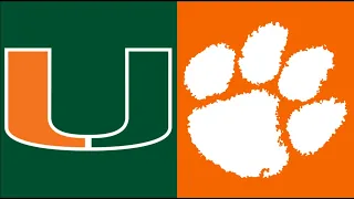 2017 College Football:  (#7) Miami vs. (#1) Clemson (ACC Championship) (Full Game)