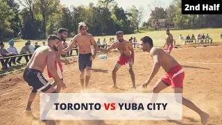 KABADDI CUP VA 2017   Match 1 Toronto vs Yuba City 2nd half