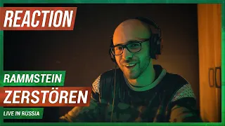 RAMMSTEIN - ZERSTÖREN (LIVE IN RUSSIA) (REACTION!!!)