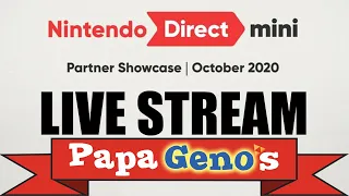 Nintendo Direct Mini: Partner Showcase | October 2020 Live Stream - PapaGenos