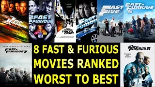 8 Fast & Furious Movies Ranked Worst to Best