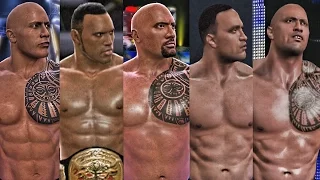 WWE 2K17 - The Rock Entrance Evolution! ( WWE 12 To WWE 2K17 )