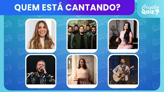 ADIVINHE QUEM ESTÁ CANTANDO | QUIZ DE MÚSICAS GOSPEL #01 - CANAL CRISTÃO QUIZ