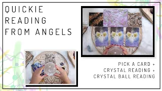 ✧ PICK A CARD ✧ Quickie Reading Message From Angels ✧ TIMELESS READING ✧ Crystal Ball Reading ✧