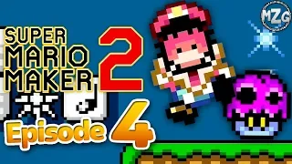 Super Mario Maker 2 Gameplay Walkthrough - Part 4 - Story Mode! Poison Mushroom!?!