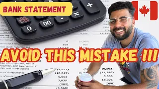 How to Make Good Bank Statement For Canada Tourist Visa 🇨🇦 || Avoid This Mistake ‼️