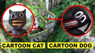 DROHNE erwischt CARTOON DOG & CARTOON CAT in VERLASSENEM WALD!! | KAMBERG TV